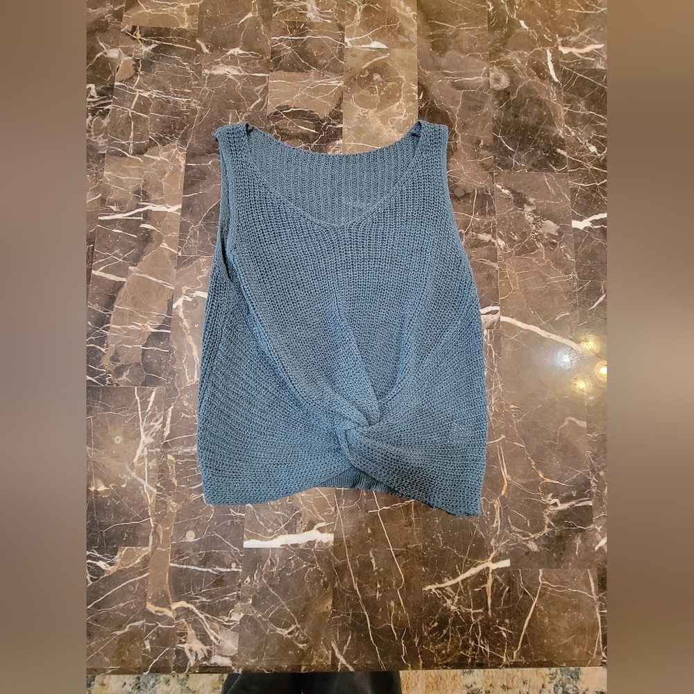 Knit tank top